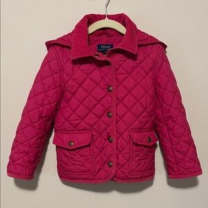 Polo by Ralph Lauren Kids Fuchsia Quilted Puffer Jacket